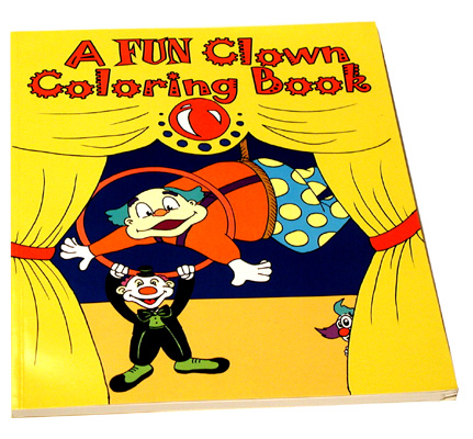 (image for) Clown Coloring Book - 3 Way